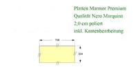 CAD Zeichnung der Marmorplatte