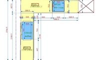 CAD Zeichnung der Granit Arbeistplatten 