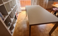 Neolith Tischplatte Avorio neolith in Freiburg im Breisgau montiert