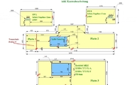 CAD Zeichnung der Infinity Arbeitsplatten und Rückwände