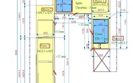 Zeichnung der Dekton Arbeitsplatten