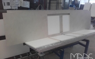 Lieferung der Albarium Dekton Arbeitsplatten