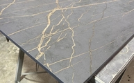 Produktion - Laurent Dekton Arbeitsplatte mit Ausschnitt