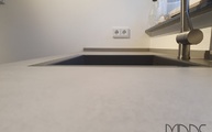 Grey Concrete Level Keramik Arbeitsplatten mit matten Oberflächen