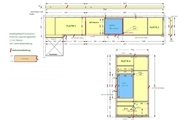 CAD Zeichnung der Küche in Geseke