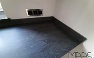 1,2 cm der Aged Dark Porcelanosa Arbeitsplatte