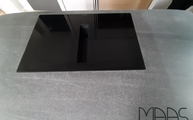 Ceranfeld in der Aged Dark Porcelanosa Arbeitsplatte