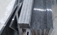 Herstellung der Granit Treppen Steel Grey