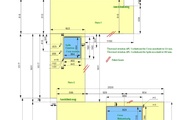 CAD Zeichnung der Küche in Göppingen