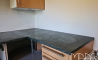Pannonia Grün Granit Arbeitsplatte in 3 cm Stärke