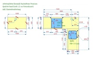 CAD Zeichnung der SapienStone Arbeitsplatten in Groß-Umstadt