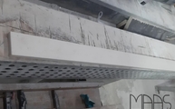 Produktion - Dekton Wandleiste Danae