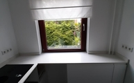 IKEA Küche in Hamburg mit 4600 Royal Snow Caesarstone Arbeitsplatten und Wischleisten
