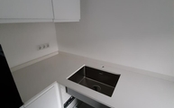 Unterbauspüle in der 4600 Royal Snow Caesarstone Arbeitsplatte