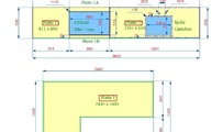 CAD Zeichnung der Santa Margherita Quarz Arbeitsplatten