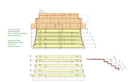 CAD Zeichnung der Granit Treppen für den Eingang