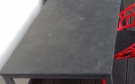 Mustang Schiefer Tischplatte mit spaltrauer Oberfläche und 2,0 cm Stärke