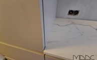 Satinierte Statuario Marazzi Arbeitsplatte
