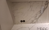 Küche in Hamburg mit Statuario Marazzi Arbeitsplatten und Rückwände