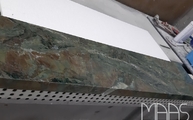 Produktion - Verde Borogna Quarzit Arbeitsplatte
