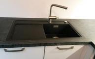Satinierte Virginia Black Arbeitsplatte