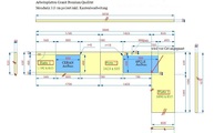 2D Zeichnung der Granit Arbeitsplatten Mondariz