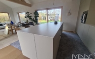 Kücheninsel mit Trani Ivory CTX - Basic Keramik Arbeitsplatte