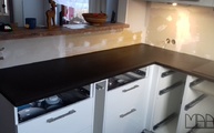 Jussy Black Granit Arbeitsplatten in 3 cm Stärke