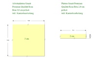 CAD Zeichnung der Granitplatten