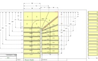 CAD Zeichnung der Treppe im EG