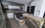 Montage in Herne mit Nero Assoluto Zimbabwe Granit Arbeitsplatte