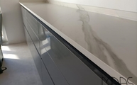 Velvet Textur der Opera Dekton Arbeitsplatte