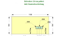 Zeichnung der Küchenrückwand