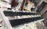 Lieferung der Negro Tebas Silestone Fensterbänke in Heusenstamm