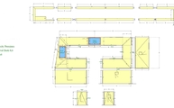 CAD Zeichnung der Außenküche in Hilden