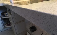 6,5 cm Schürze - Blanco Stellar Silestone Arbeitsplatten 