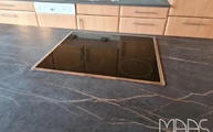 Laurent Dekton Arbeitsplatte mit Ceranfeld