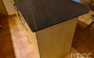 Montage der Laurent Dekton Arbeitsplatte in Ingelheim am Rhein