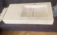 Lieferung des kleinen Iconic White Silestone Waschbeckens Reflection