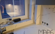 Montage der Kairos Dekton Arbeitsplatten und Rückwände in Isernhagen