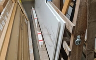 Lieferung in Itzehoe der Calacatta Oro Infinity Arbeitsplatten und Wischleisten