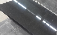 Produktion - Granit Tischplatte und Wischleiste Nero Assoluto Zimbabwe