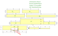 AutoCad Zeichnung der Marmor Abdeckplatten