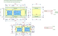 AutoCad Zeichnung der Dekton Arbeitsplatten