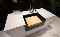 Silestone Arbeitsplatten Lagoon mit suede Oberfläche und 1,2 cm Plattenstärke