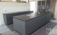 Montage der Caesarstone 4120 Raven Arbeitsplatten in Karlsruhe