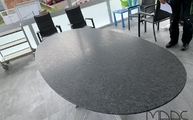 Satinierte Granit Tischplatte Steel Grey