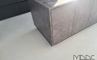 Invisacook in der Iron Grey Neolith Arbeitsplatte