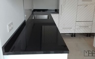 Polierte Devil Black Granit Arbeitsplatten