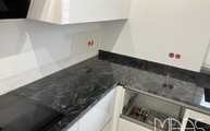 Polierte Black Forest Granit Arbeitsplatten und Wischleisten